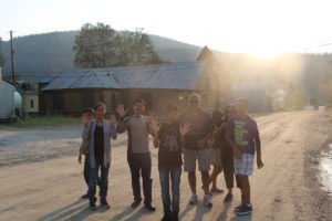 Bright sky at 10 P.M. at Dawson City