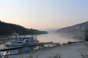 Steamboat in Dawson City river
