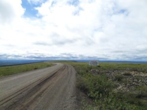 Gravel road in Yukon