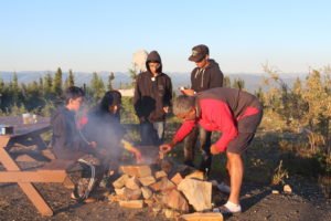 Dian knew how to make fire. We assured prevention of wildfire