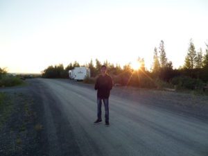 The lowest point of the sun in Northwest Territories