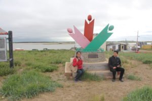 Starting point of Trans Canada Track in Northwest Territories