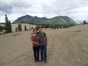 In smallest desert of the world - Carcross