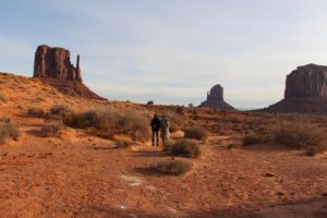 Mars like landscape of Monument Valley