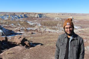 Rock formations at Petrified Forest National Park