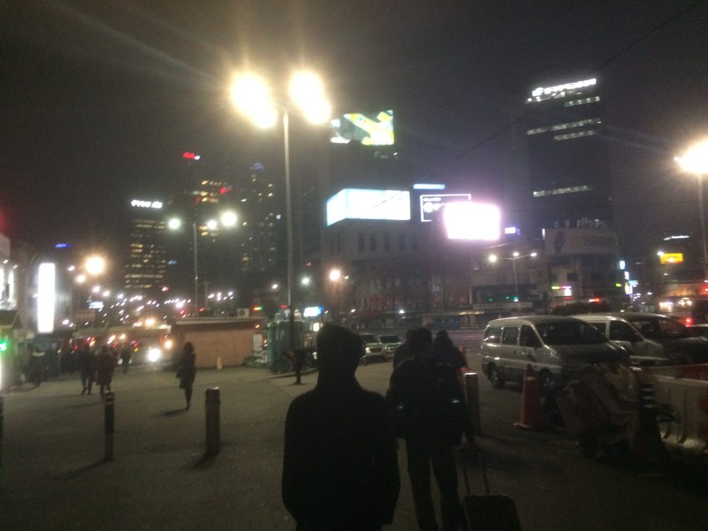 Seoul at night
