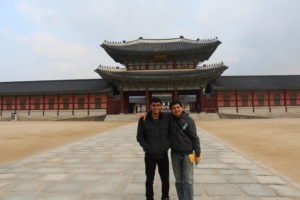 The beautiful Gyeongbokgung Palace
