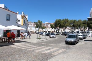 All Evora buildings are white