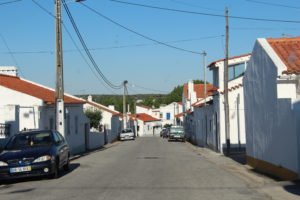 A modern street of Evora
