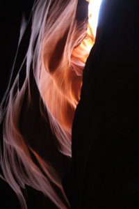 Dance of light in Antelope Canyon