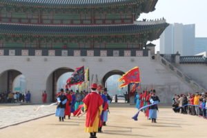 Traditional guard of the palace