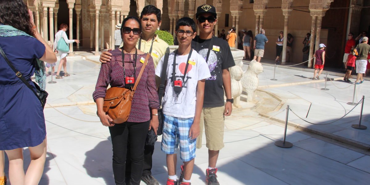 Family in Spain